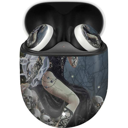 Gothic Queen with Silver Dragon by Nene Thomas Google Pixel Buds Skin